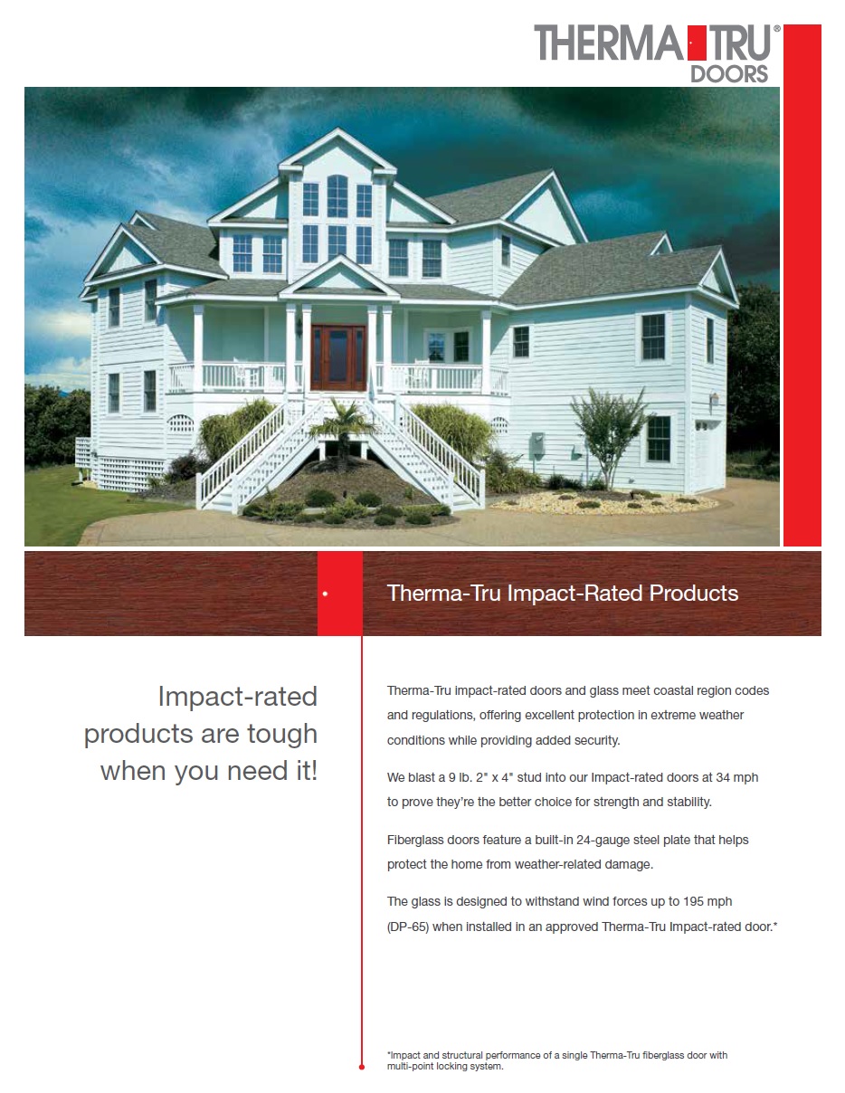 SIW Door - Therma Tru Impact Brochure